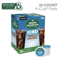 Coffee - Caffeinated | Green Mountain Coffee 5000359623 Brew Over Ice Coffee K-Cups - Vanilla Caramel (24/Box) image number 4