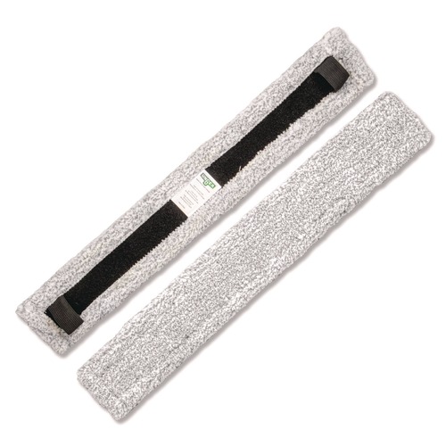 Squeegees | Unger UNGVEP35 VisaVersa Pro 14 in. Microfiber Replacement Pad - Light Gray (10/Carton) image number 0