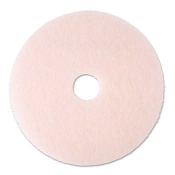 3M 3600-20 20 in. Eraser Burnish Floor Pads - Pink (5/Carton)