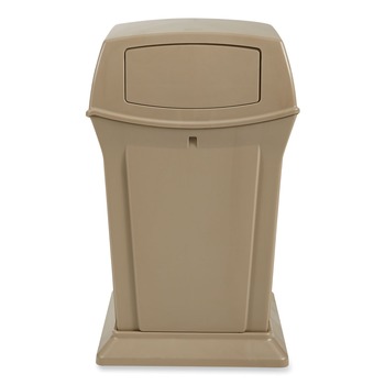 Rubbermaid Commercial FG843088BEIG Ranger 35-Gallon Fire-Safe Structural Foam Container - Beige