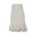 Mop Heads | Boardwalk BWK2032R #32 Cut-End Rayon Wet Mop Head - White image number 0