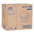 Perforated Roll & Hand Towels | Tork 8621400 8 in. x 425 ft. Universal Notched Hand Towel Roll - Natural White (12 Rolls/Carton) image number 1