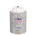 Bowls | Dixie SX20PATH Pathways Heavyweight 20 oz. Paper Bowls - White/Green/Burgundy (125/Pack) image number 1
