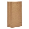 Grocery Bags | Ross & Wallace Paper Products 130308500PK/BL 6 in. x 3.88 in. x 12.5 in. #8 Size Extra-Heavy-Duty Grocery Paper Bags - Kraft (500/Bundle) image number 0