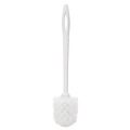 Toilet Brushes | Rubbermaid Commercial FG631000WHT 10 in. Handle Toilet Bowl Brush - White image number 2