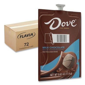COCOA | FLAVIA 48000 Dove Hot Chocolate Freshpack - Milk Chocolate (72/Carton)