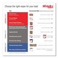 Cleaning Cloths & Wipes | WypAll 51633 12.5 in. x 23.5 in. Heavy-Duty Foodservice Cloths - Blue (100/Carton) image number 2