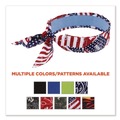 Head & Face Protection | Ergodyne 12561 Chill-Its 6700CT One Size Fits Most Cooling Bandana PVA Tie Headband - Stars and Stripes image number 4