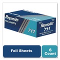 Foil Wraps | Reynolds Wrap 000000000000000711 9 in. x 10.75 in. Pop-Up Interfolded Aluminum Foil Sheets (3000/Carton) image number 2