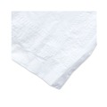 Table Covers & Skirts | Tatco 31108 54 in. x 108 in. Embossed Paper with Plastic Liner Paper Table Cover - White (20/Carton) image number 2