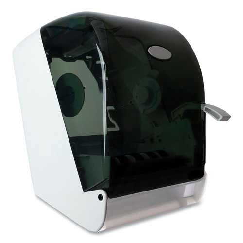 Towel Dispensers | GEN AG10400ESD 11.25 in. x 9.5 in. x 14.38 in. Lever Action Towel Roll Dispenser - Transparent (1/Carton) image number 0
