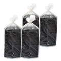 Food Containers & Lids | Dart B24SB PresentaBowls Pro 24 oz. 8.5 in. x 8.5 in. x 1.8 in. Plastic Black Square Bowls (4/Carton) image number 1