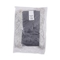 Mop Heads | Boardwalk BWK1636 36 in. x 5 in. Disposable Cotton/Synthetic Dust Mop Head with Sewn Center Fringe - White image number 1