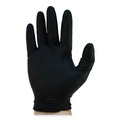 Food Service Disposable & Single Use Gloves | Safety Zone GNPR-LG-BK ProGuard Powder Free Nitrile Gloves - Large Black (1000/Carton) image number 2