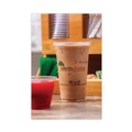 Cups | Pactiv Corp. YPLA24CEC EarthChoice 24 oz. Compostable Cold Cup - Clear/Printed image number 4