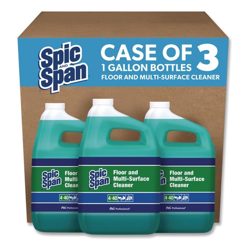 Floor Cleaners | Spic and Span 02001 1 Gallon Bottle Liquid Floor Cleaner (3-Piece/Carton) image number 0