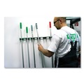 Tool Storage & Organizers | Unger HO350 14 in. x 3.15 in. x 2.17 in. Hang Up Cleaning Holder - Silver/Green image number 3
