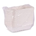 Food Containers & Lids | Eco-Products EP-SCRC32NFA WorldView Vanguard 32 oz. 4.71 in. x 7.01 in. x 1.04 in. Sugarcane Fiber Rectangular Container - White (400/Carton) image number 1