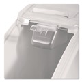 Food Storage Containers & Lids | Rubbermaid Commercial FG360088WHT 20.57 Gallon 13-1/8 in. x 29-1/4 in. x 28 in. ProSave Mobile Ingredient Bin - White image number 2