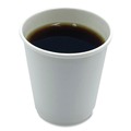 Cups | Boardwalk BWKDW8HCUPPK 8 oz. Double-Walled Paper Hot Cups - White (25/Pack) image number 4