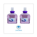 Soap Refills | Boardwalk 5361-02-GCE00LP 1200 mL Lavender Foam Soap Refill - Cranberry Scent (2/Carton) image number 2