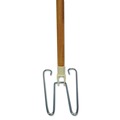 Handles & Braces | Boardwalk BWK1492 0.94 in. Diameter x 48 in. Length Wedge Dust Mop Head Frame/Lacquered Wood Handle - Natural image number 0