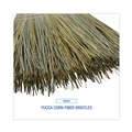 Brooms | Boardwalk BWK932YEA 56 in. Warehouse Broom with Yucca/Corn Fiber Bristles - Natural image number 3