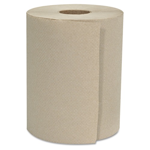 Perforated Roll & Hand Towels | GEN GENHWTKRFT Hardwound 1-Ply 8 in. x 600 ft. Roll Towels - Natural (7200/Carton) image number 0