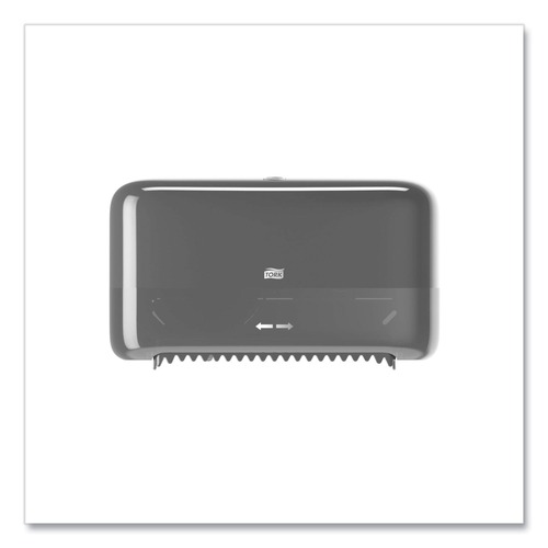 Toilet Tissue Dispensers | Tork 473208 Elevation 14.17 x 5.08 x 8.23 Coreless High Capacity Bath Tissue Dispenser - Black image number 0