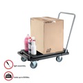 Carts & Trucks | Deflecto CRT5500-04 300 lb Capacity 21 x 32.5 x 37.5 Heavy-Duty Platform Cart - Black image number 7