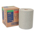 Perforated Roll & Hand Towels | Tork 520337 12.6 in. x 10 in. 1-Ply Industrial Cleaning Cloths - Gray (500 Wipes/Roll, 1 Roll/Carton) image number 0