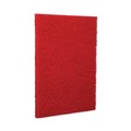 Floor Pads-Cleaning, Buffing & Polishing | Boardwalk 7100115839 28 in. x 14 in. Buffing Floor Pads - Red (10/Carton) image number 3