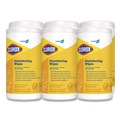 Cleaning Cloths & Wipes | Clorox 15948 7 in. x 8 in. 1-Ply Disinfecting Wipes - Lemon Fresh, White (75/Canister, 6/Carton) image number 0