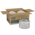 Plates | Dixie SXP9PATH Pathways Soak Proof Shield 8.5 in. Paper Plates - Green/Burgundy (125/Pack) image number 0