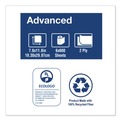 Perforated Roll & Hand Towels | Tork 121204 Centerfeed 7.6 x 11.8 2-Ply Hand Towel - White (6/Carton) image number 6
