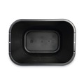 Indoor Waste Receptacles | Boardwalk 3485201 14 qt. Plastic Soft-Sided Wastebasket - Black image number 3