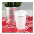 Cup Lids | Karat C-KDL508W-PP 8 oz. Hot Cup Plastic Sipper Lids - White (1000/Carton) image number 3