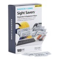 Cleaning Cloths & Wipes | Bausch & Lomb 8595 5 in. x 8 in. Cloth Antibacterial Office Equipment Wet Wipes - Unscented White (100/Box) image number 0