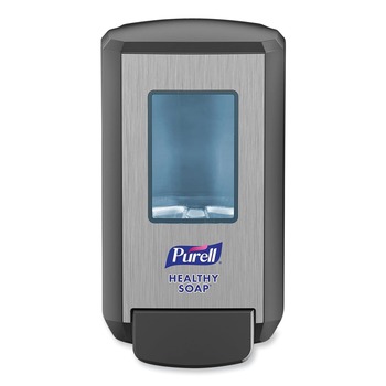 PURELL 5134-01 CS4 4.88 in. x 8.8 in. x 11.38 in. Push-Style Soap Dispenser - Graphite (1/Carton)
