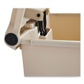 Indoor Waste Receptacles | Rubbermaid Commercial FG614400BEIG 12 Gallon Indoor Utility Step-On Plastic Waste Container - Beige image number 7
