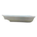 Food Containers & Lids | GEN 1WH 5.38 in. x 5.38 in. x 1.07 in. #1 Meat Trays - White (500/Carton) image number 2