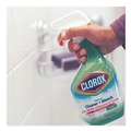 Disinfecting & Cleaning Solutions | Clorox CLO30197 32 oz. Spray Bottle Clean-Up Multi-Surface Cleaner with Bleach - Rain Clean Scent (9/Carton) image number 4