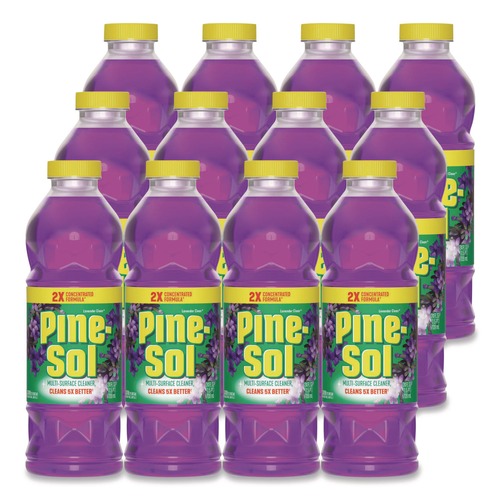 All Purpose Cleaners & Degreasers | Pine-Sol 60153CT 24 oz. Bottle Concentrated Multi-Surface Cleaner - Lavender Clean (12/Carton) image number 0