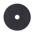 Floor Pads-Stripping | Boardwalk BWK4019BLA 19 in. Diameter Stripping Floor Pads - Black (5/Carton) image number 1