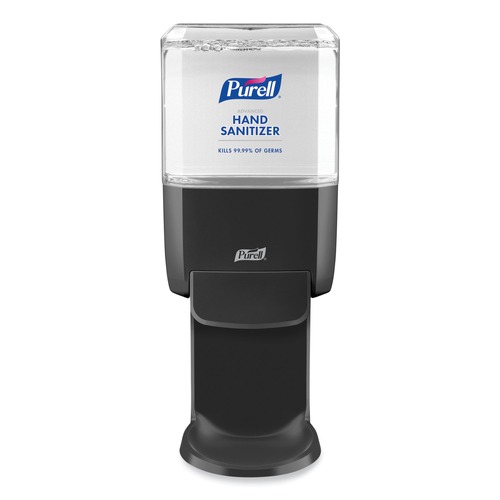 Hand Sanitizer Dispensers | PURELL 5024-01 5.25 in. x 8.56 in. x 12.13 in. 1,200 mL Push-Style Hand Sanitizer Dispenser - Graphite (1/Carton) image number 0