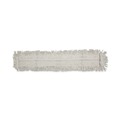 Mop Heads | Boardwalk BWK1648 48 in. x 5 in. Disposable Cotton/Synthetic Fiber Mop Head - White image number 0