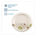 Plates | Dixie UX9PATHPB Pathways 8.5 in. Diameter Mediumweight Paper Plates (600/Carton) image number 2