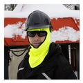 Head & Face Protection | Ergodyne 16829 N-Ferno 6821 One Size Fits Most Fleece Balaclava Face Mask - Lime image number 2