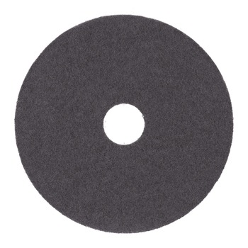 FLOOR PADS STRIPPING | Boardwalk BWK4015BLA 15 in. Diameter Stripping Floor Pads - Black (5/Carton)