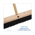 Brooms | Boardwalk BWK20624 3 in. Black Polypropylene Bristles 24 in. Brush Floor Brush Head image number 2